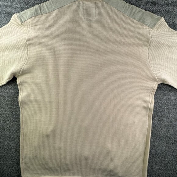 Pedro Bernardo Leather Knitwear Sweater Cardigan Women Large Ivory Button Up - Picture 13 of 13